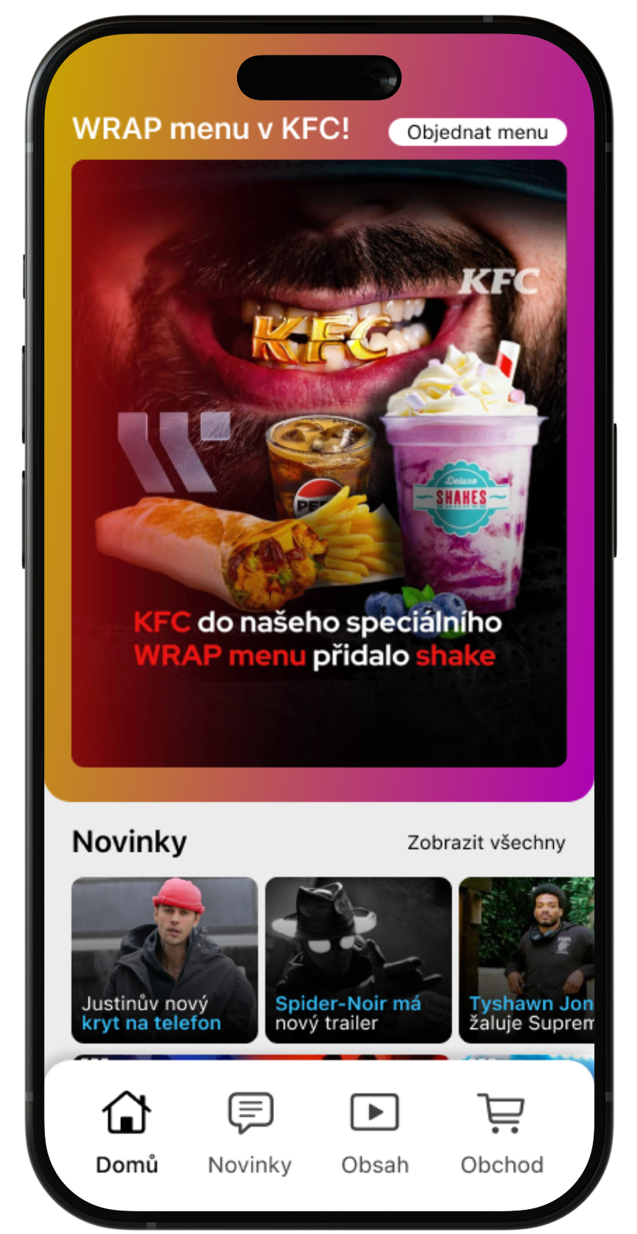 The Mag news article page concept