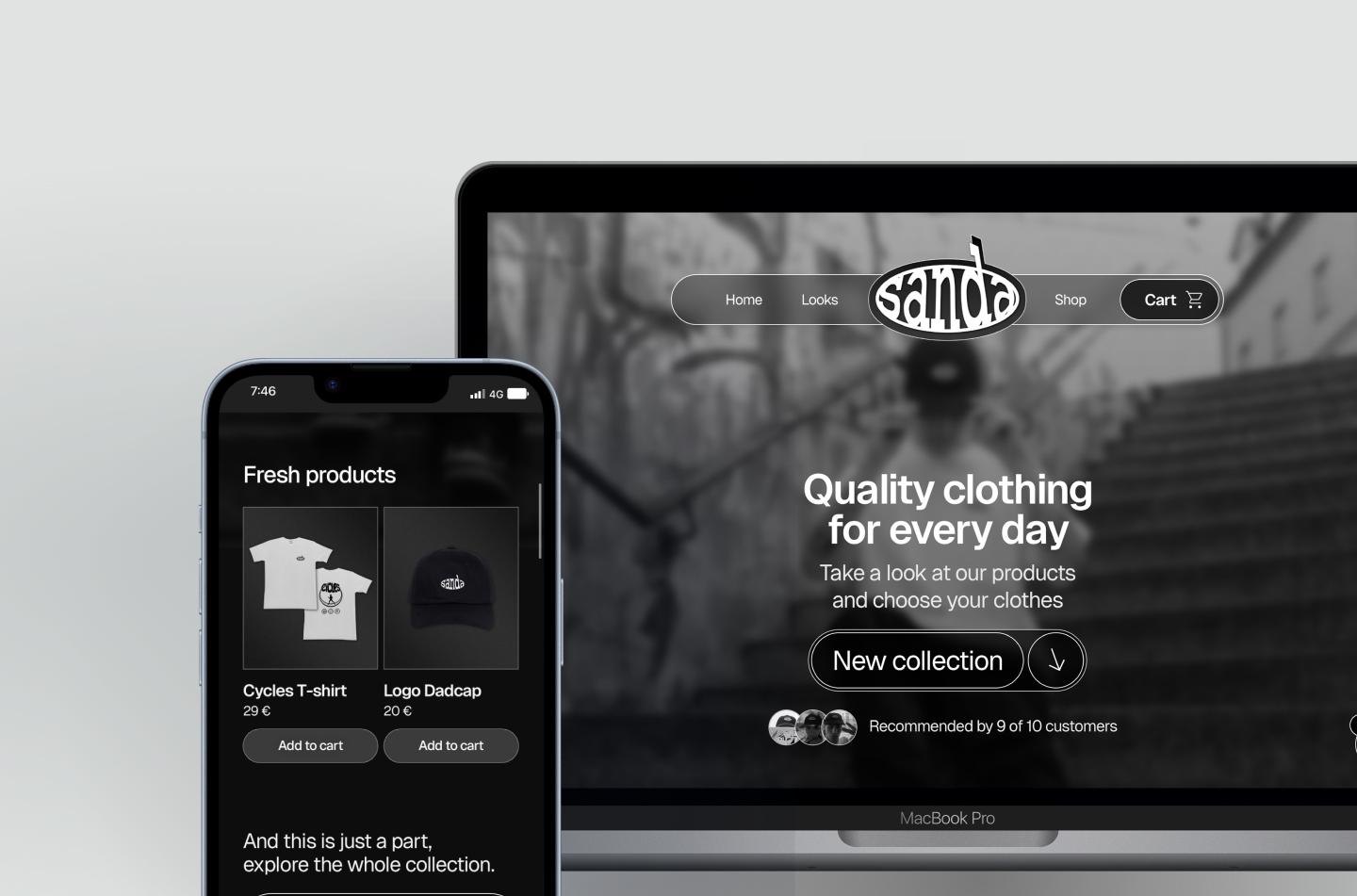 Sanda Clothing E-shop